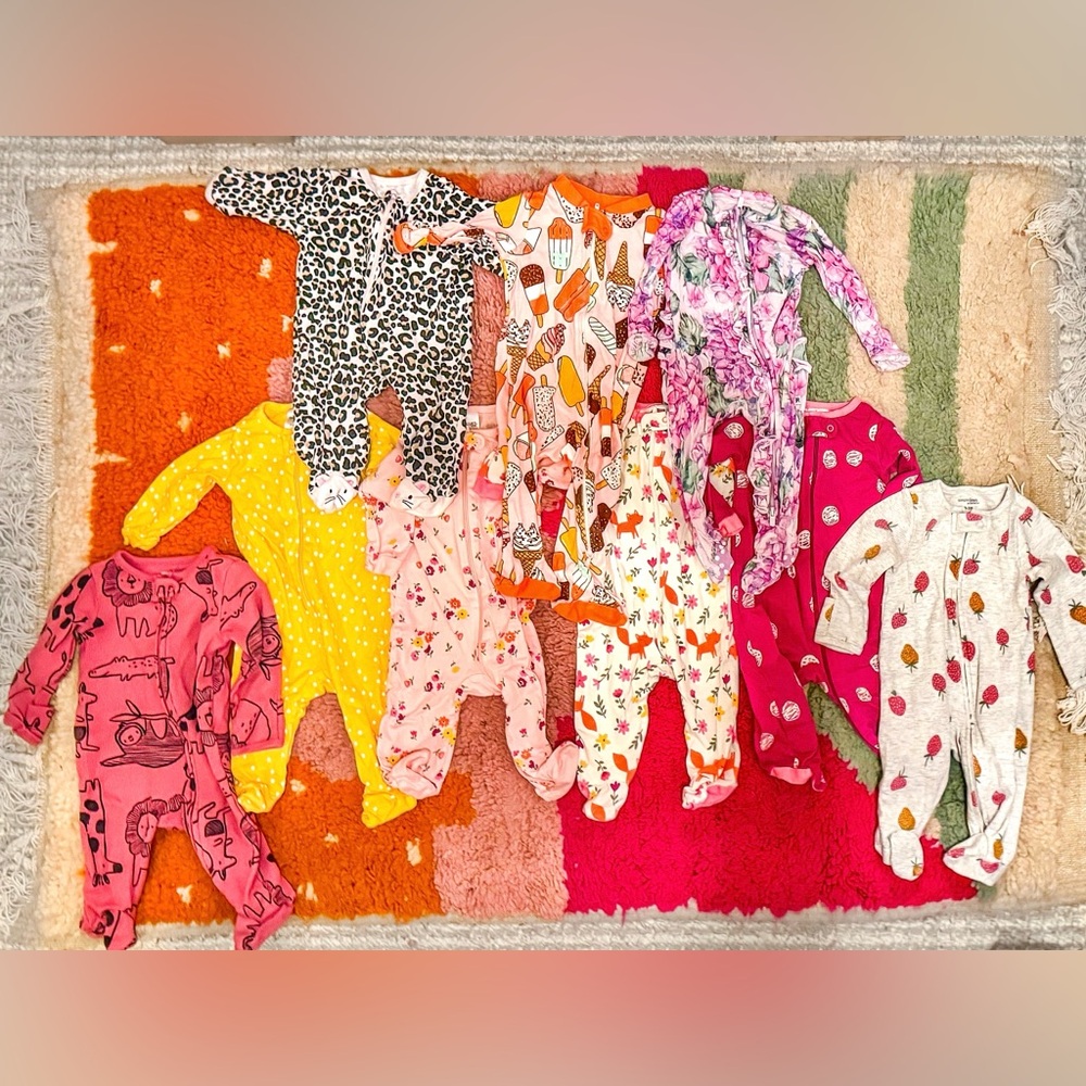 0-3mo Footie Pajamas Bundle